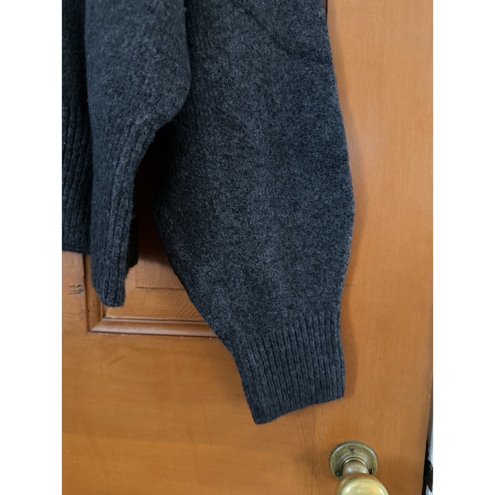 Women's A New Day Charcoal Gray Long Sleeve Heart Button Cardigan XXL NWT - Picture 5 of 6